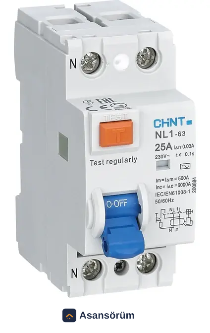 Chint Kaçak Akım Koruma 2X25A 30MA Ac