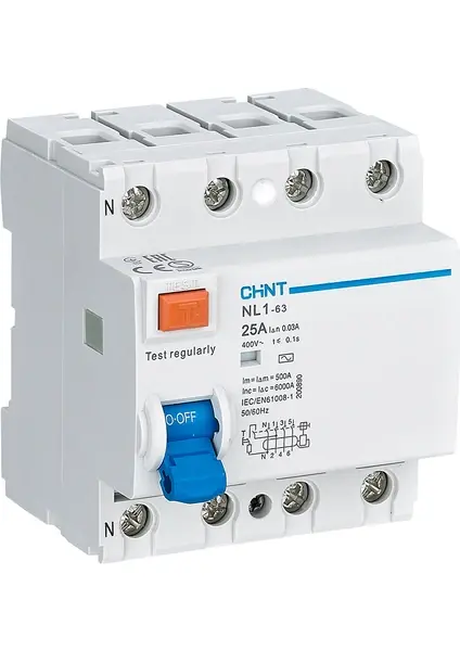 Chint Kaçak Akım Rölesi 4*40A 30MA