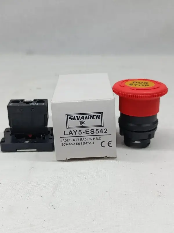 22 MM MANTAR BUTON KIRMIZI