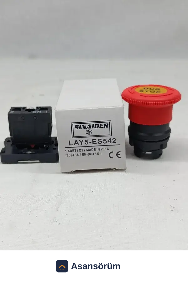 22 MM MANTAR BUTON KIRMIZI
